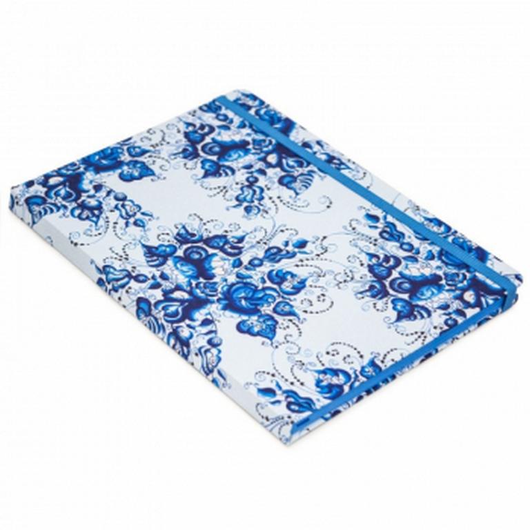 Записная книжка 155*210 мм "Гжель" клетка