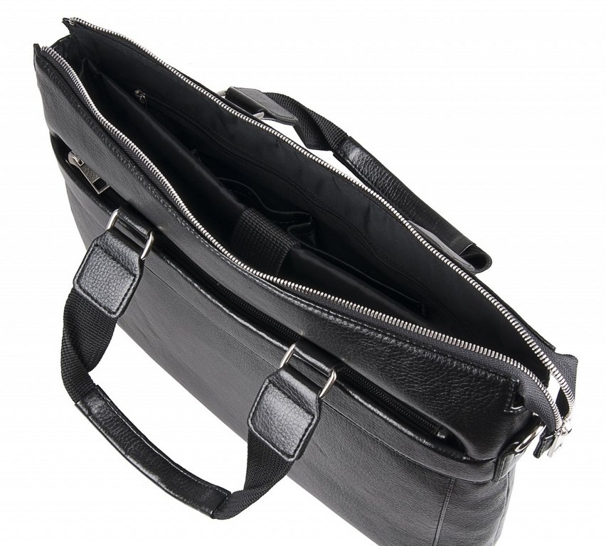 Сумка мужская "Alliance" 37*29*7см, кож. зам., черная