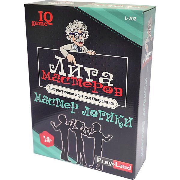Игра настольная  12+ "Лига мастеров. Мастер логики" (3-8 игроков, 20-30 мин) PLAY LAND