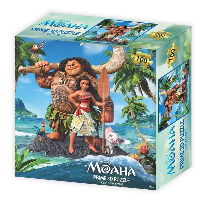 Пазл 3D картинка 100 дет. "Моана" 5+