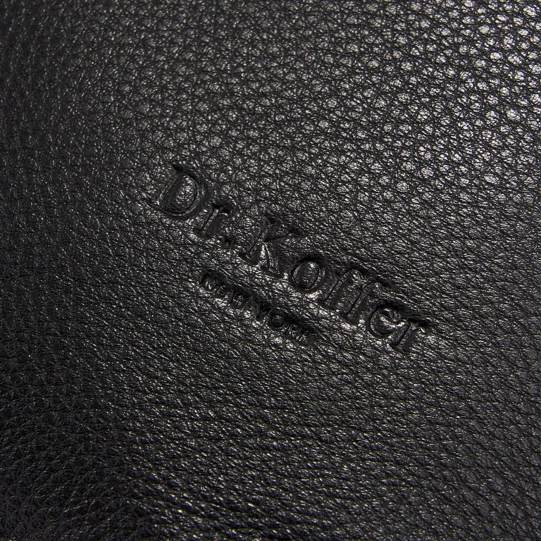 Сумка женская Dr.Koffer 29х30х10см см, нат.кожа черная