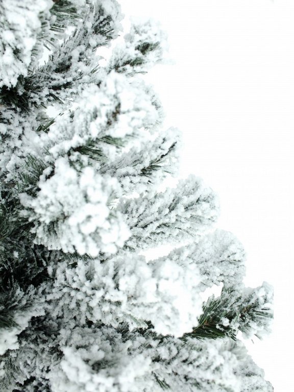 Ель декоративная  2,1 м "Айсберг" (ПВХ, флок, 661 веток, 14 ярусов, d=145 см) MOROZCO