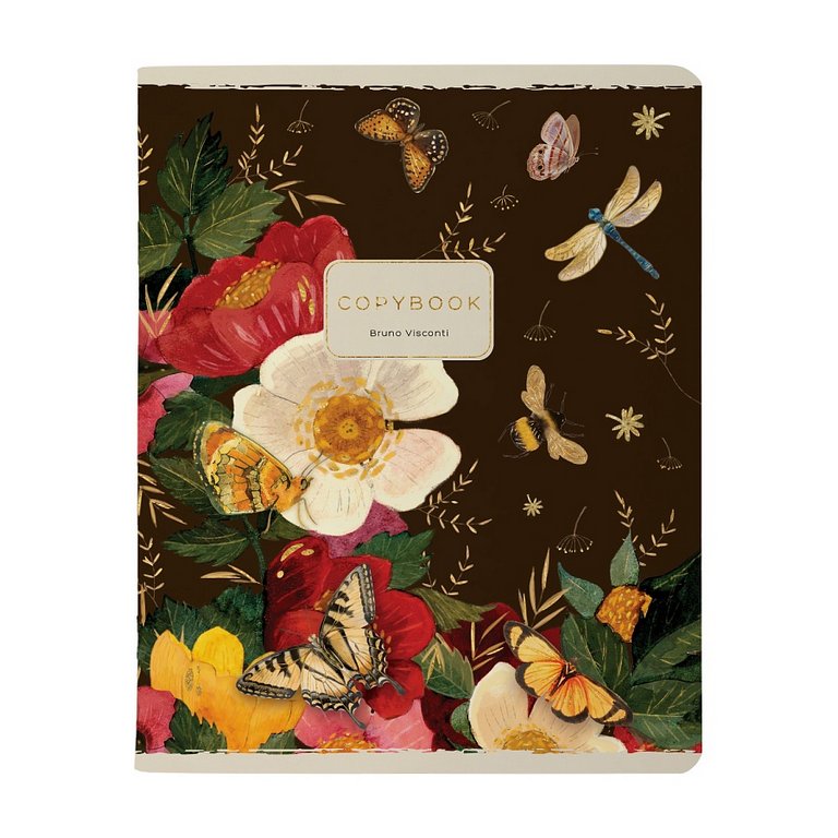 Тетрадь 48 лист кл. А5 на скрепке "FAUNA. BUTTERFLY" ассорти