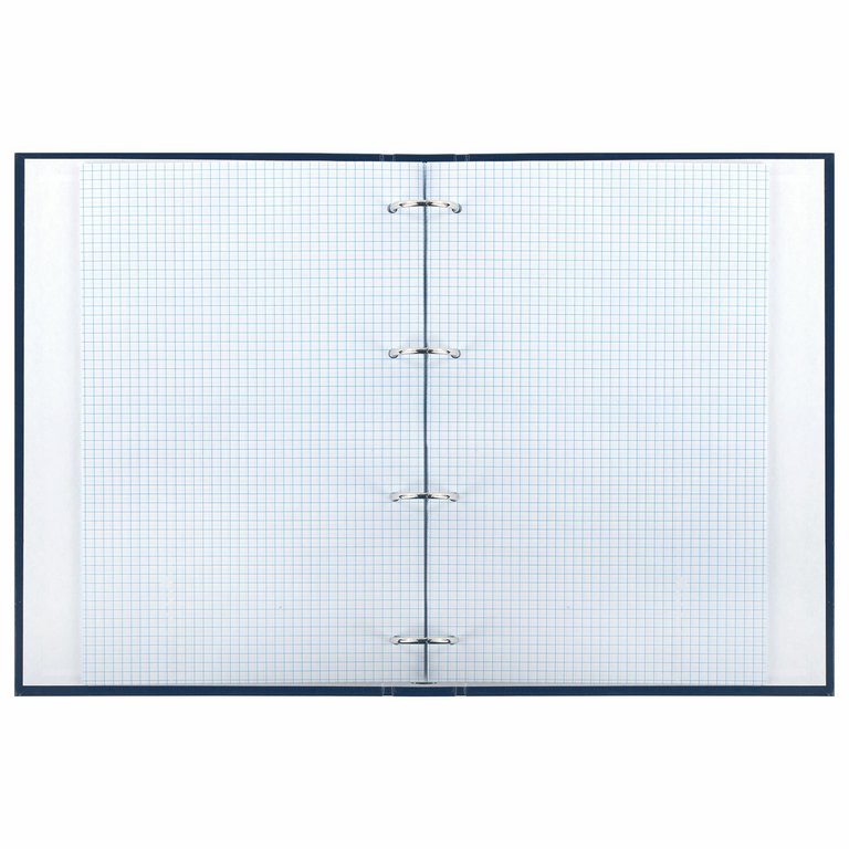 Тетрадь А4 100 лист кл. на кольцах со сменным блоком "Большая"