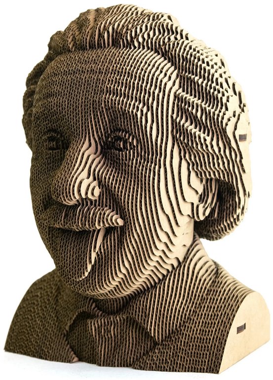 Сборная модель из гофрокартона "Эйнштейн" h=18см, 131 дет., 6+, 5cult