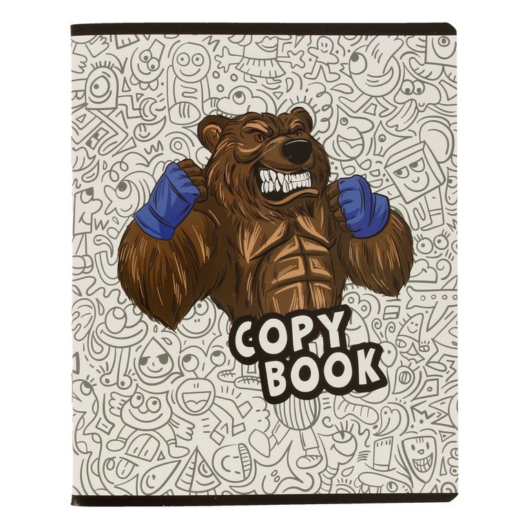 Тетрадь 48 лист кл. А5 на скрепке "НА РИНГЕ"