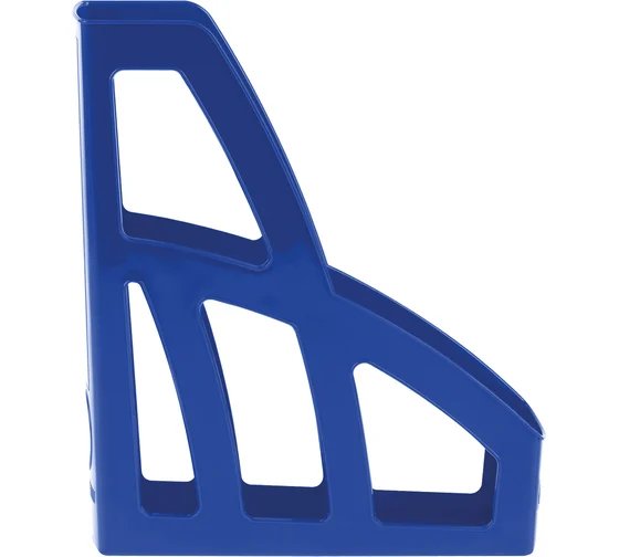 Лоток вертикальный 75 мм Стамм Лидер, синий (полипропилен)