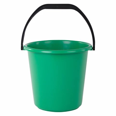 Ведро пластиковое без крышки 10 л., хозяйственное, шкала, LAIMA