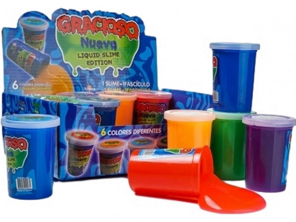 Слайм 7х5,5 см, 100г ассорти