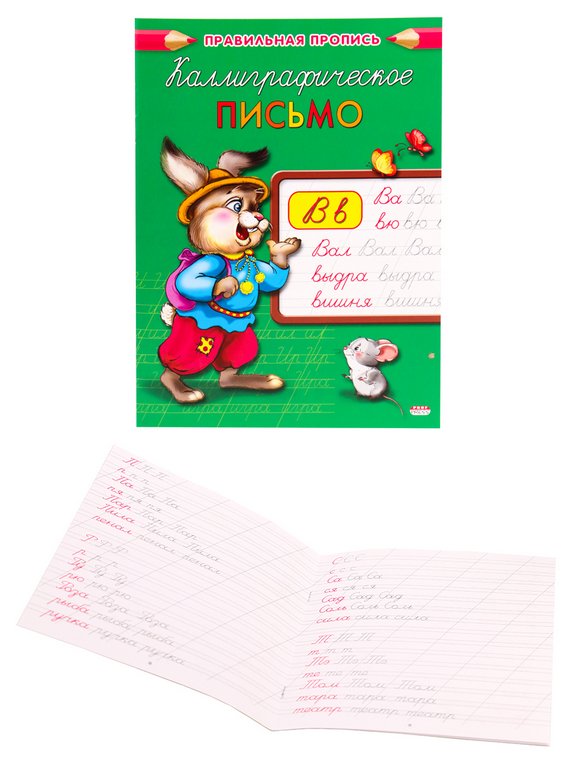 Пропись каллиграфическая "Письмо" 8л., ПРОФ-пресс