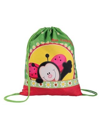 Сумка для обуви для девочки Hatber "Божья коровка"