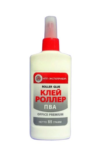 Клей ПВА  85 гр., роллер Экспоприбор