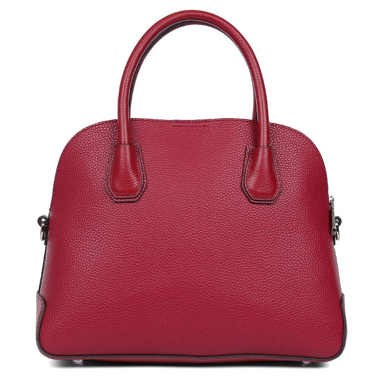 Сумка женская FABRETTI 31*25*13см, нат. кожа, бордовый