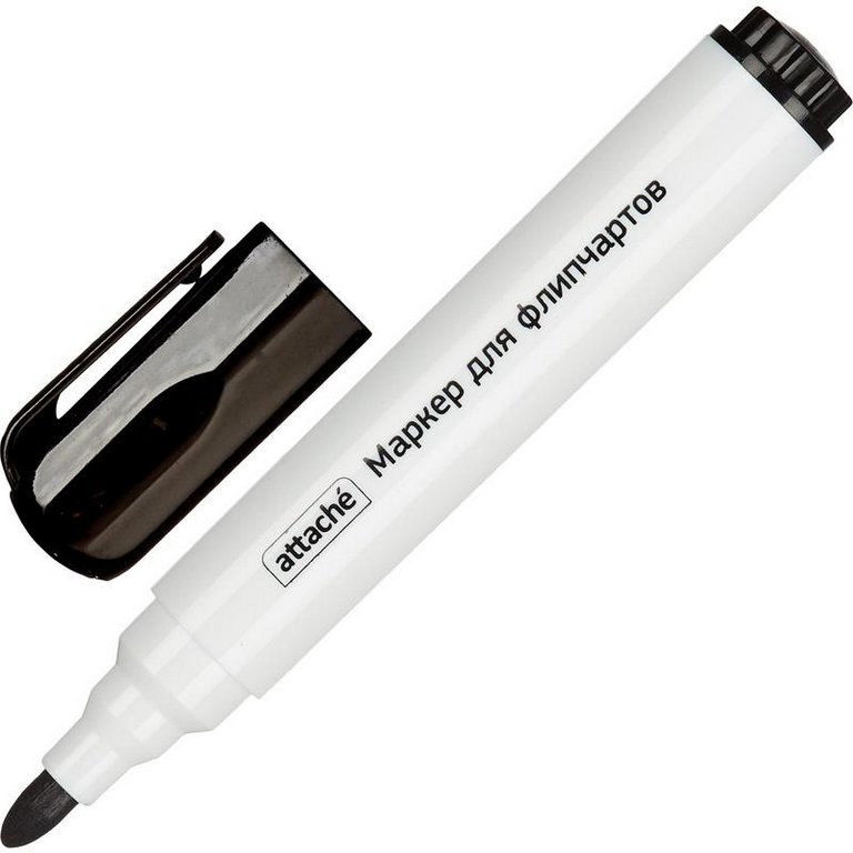 Набор маркеров для флипчарта 4шт Attache 2-3мм