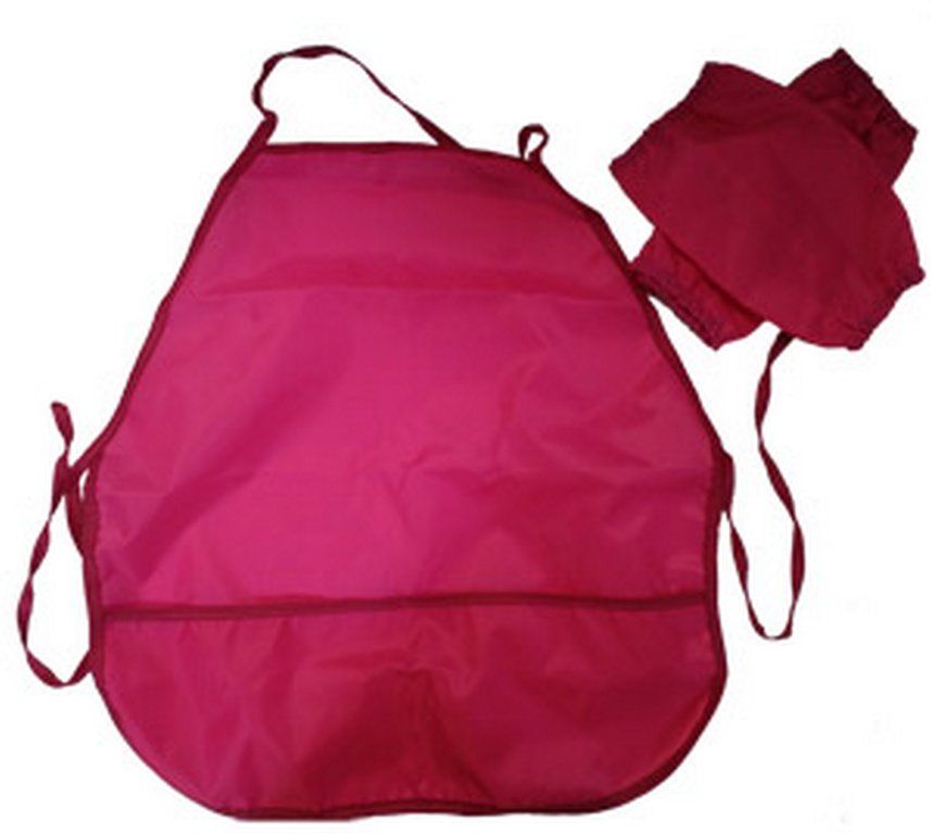 Фартук д/труда + нарукавники "Малиновый" Prof-Press