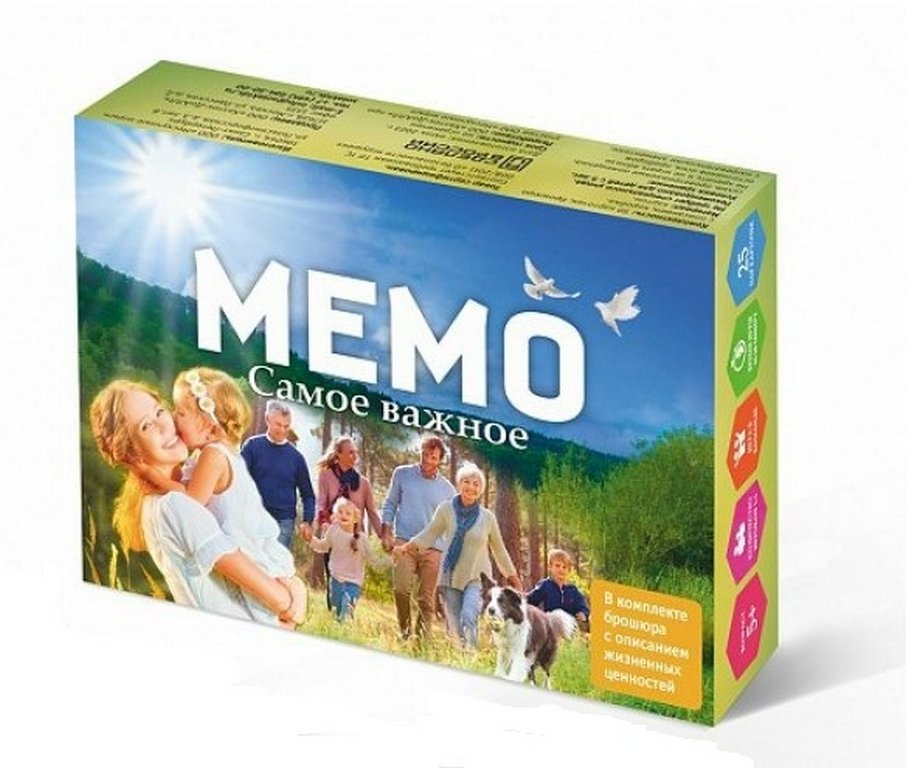 Игра настольная  Мемо "Самое важное" (5+) Нескучные игры