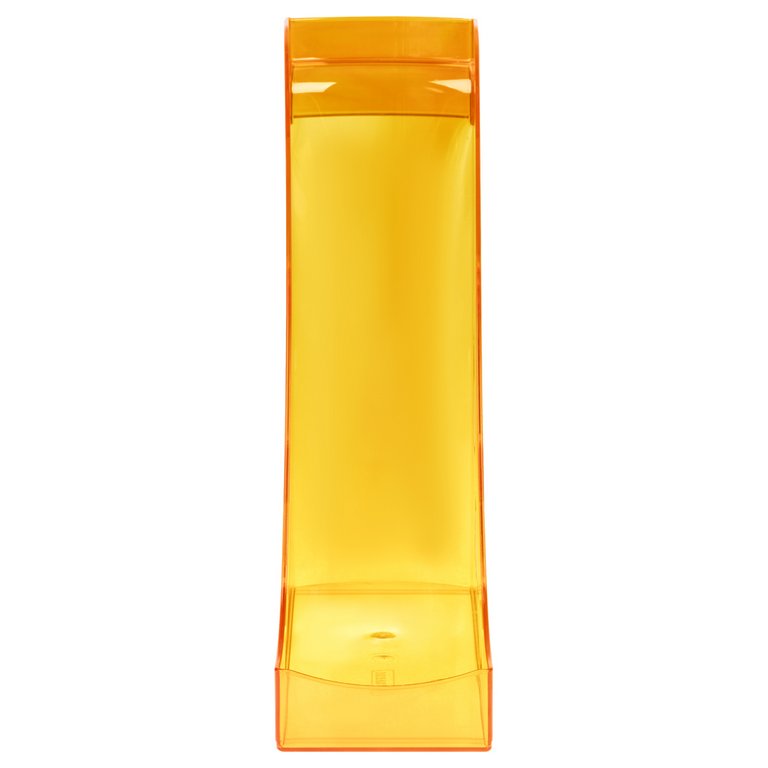 Лоток вертикальный 95 мм Стамм Эксперт с карманом, тонированный манго