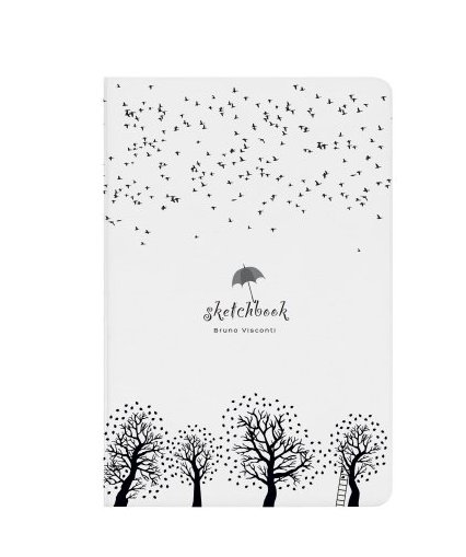 Скетчбук 140*210 мм, 112л., тв. обл. "SKETCHBOOK" (8 ВИДОВ)