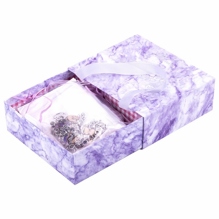 Набор для изготовления украшений (браслеты, подвески) 66 элементов "Аметист" 3+ BRAUBERG