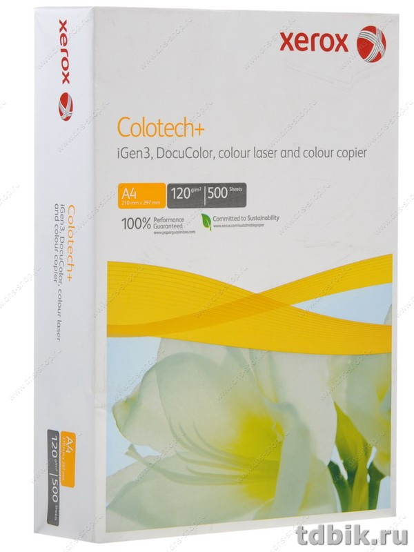Бумага для полноцв. печати Xerox Colotech Plus А3 120 гр. (500л)