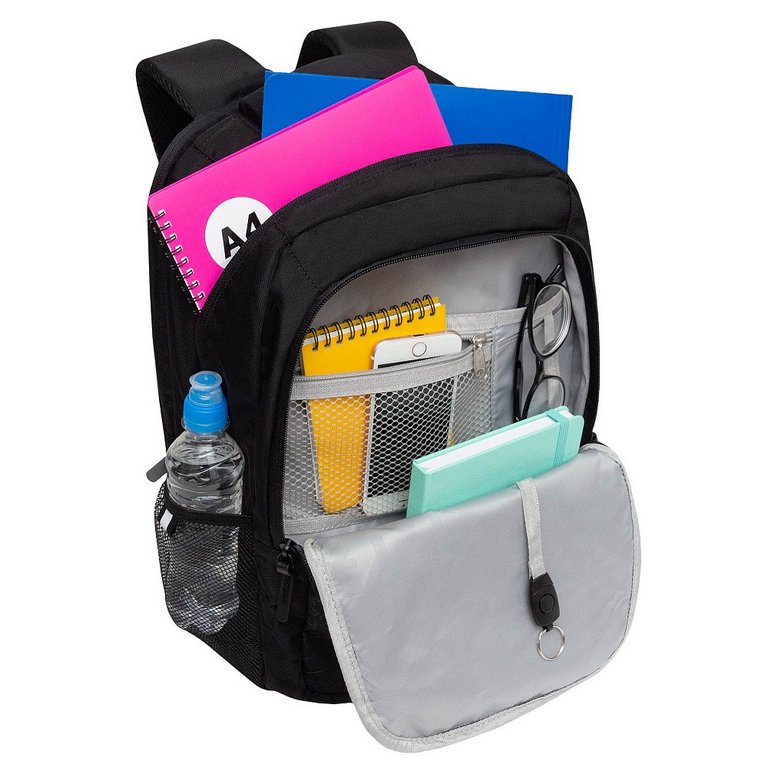 Рюкзак молодежный мужской Grizzly 42*31*22 см., черный