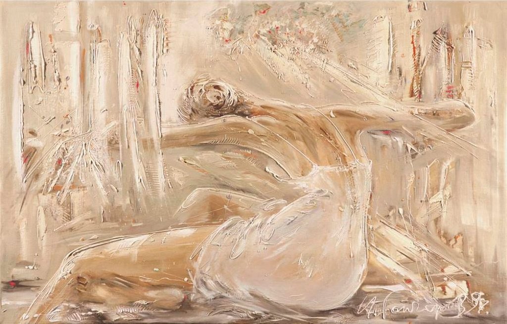 Постер на холсте 65*41см, Игорь Гончаров "Ожидание"