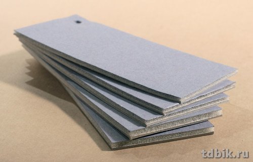 Картон переплетный с поролоном 100*80см, толщ. 1,5/2мм (1 лист. - 1130 гр.)