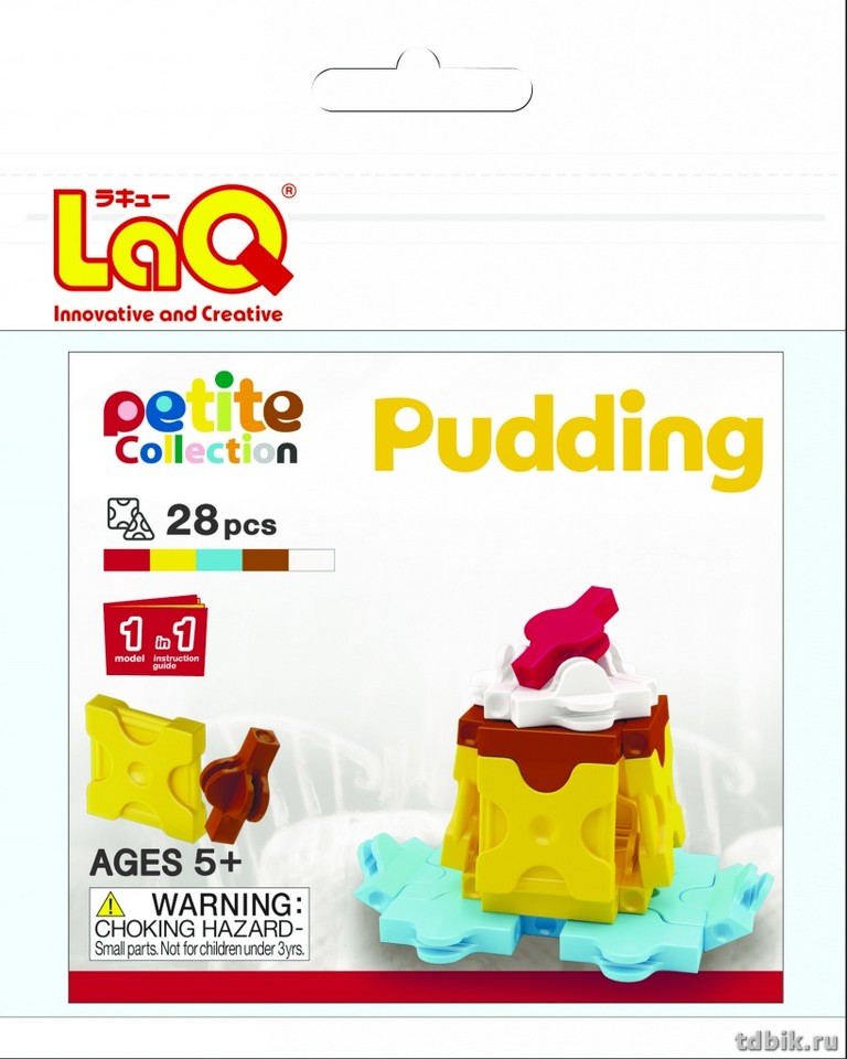 Конструктор пластиковый LAQ  28 дет. "Petite Collection Pudding"  (3+)