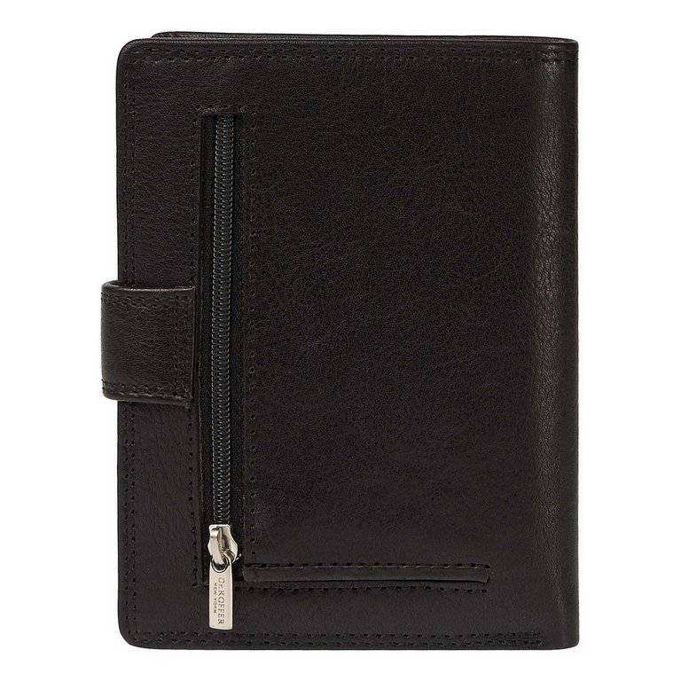 Обложка для паспорта и автодокументов Dr.Koffer нат. кожа, черный