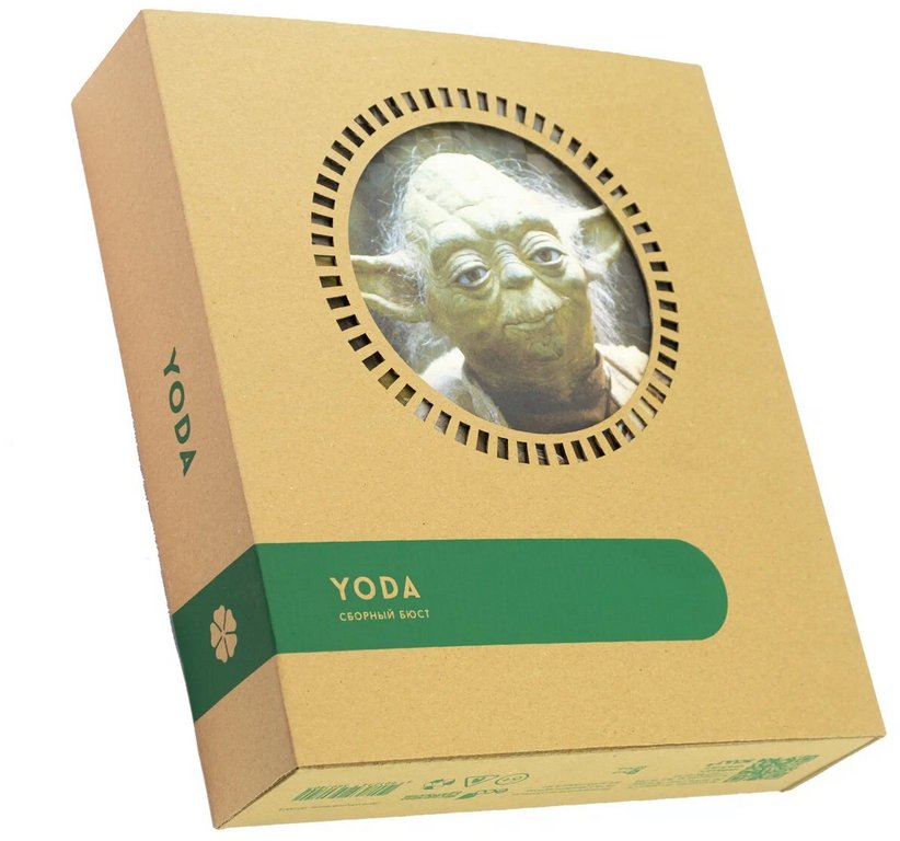 Сборная модель из гофрокартона "Йода" h=18см, 180 дет., 6+, 5cult