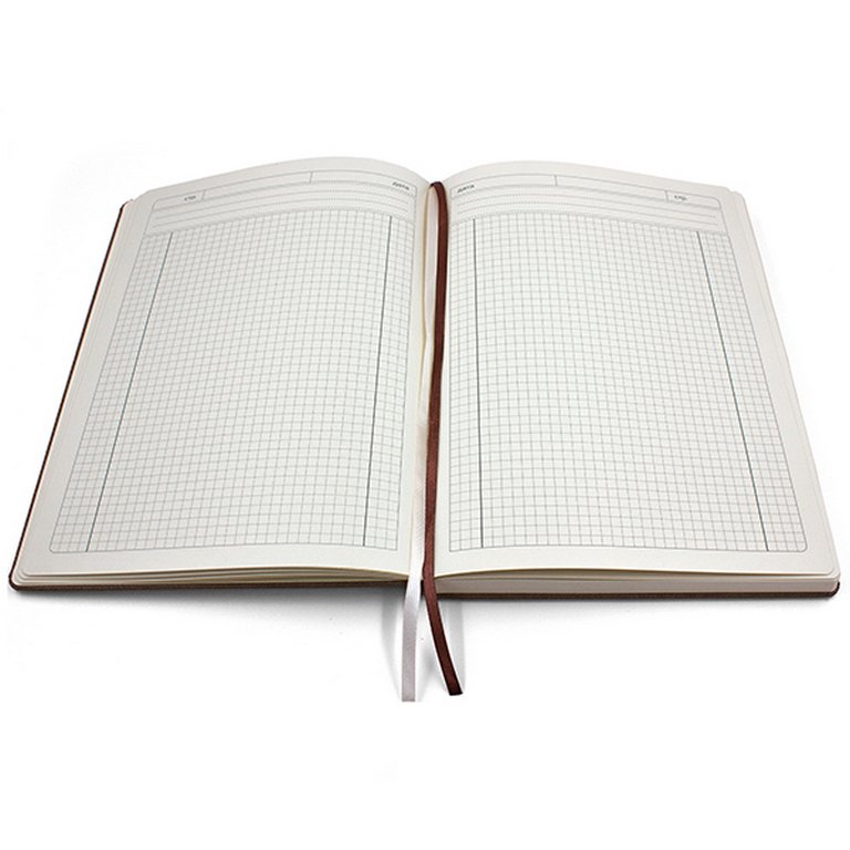 Тетрадь 128 лист кл. А4 тв.обложка тиснение фольгой, кожзам, 2 ляссе, PERFECT SYSTEM ligh