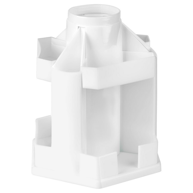 Подставка наст д/канц. принадлеж. Стамм "Maxi Desk", 10 отд., белая (вращающаяся)