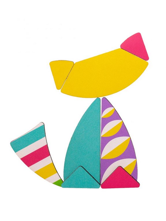 Головоломка из дерева "Любимые питомцы" WOODLENDTOYS