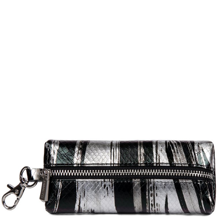 Футляр для ключей FABRETTI нат. кожа, 13*2,5*5,5см, серебряный