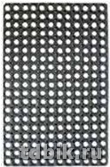 Коврик придверный грязесборный, резиновый ячеистый  80x120х1,6 см