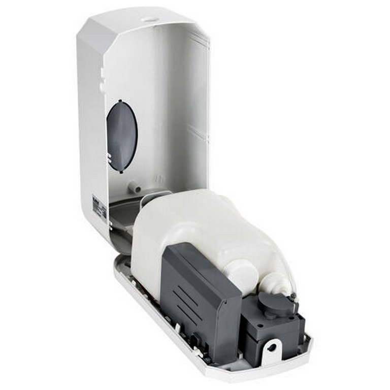 Диспенсер для жидкого мыла 1л, сенсорный, наливной белый пластик ЛАЙМА Professional