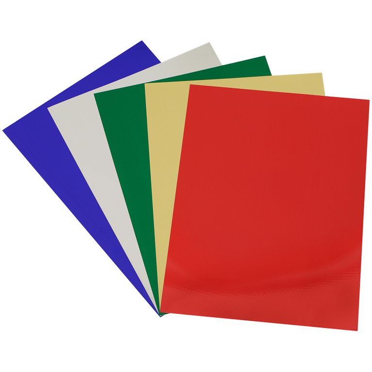 Набор цв. бумаги самоклеящ. металлизированной А4 5 лист 5 цв. ArtSpace