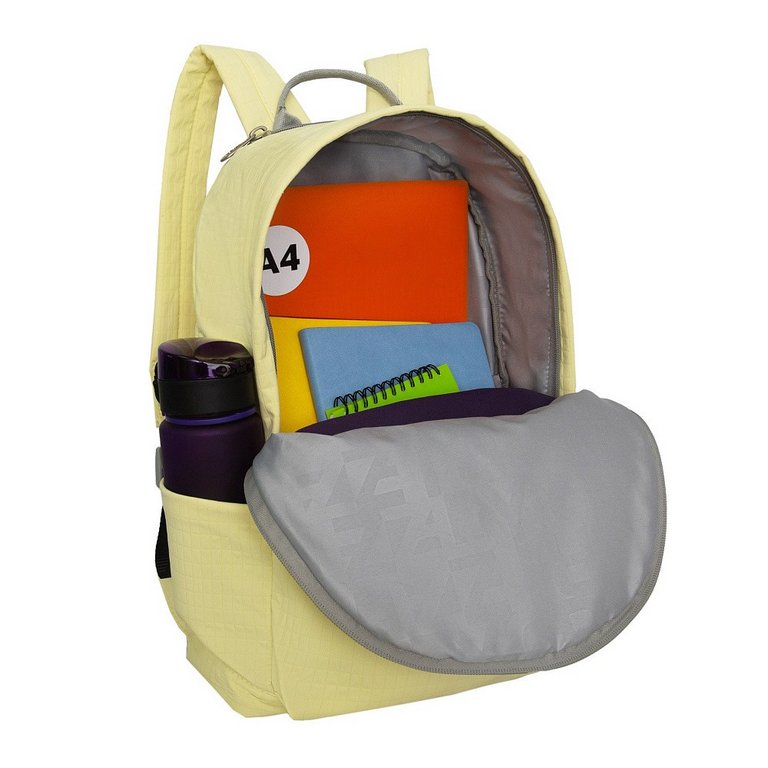 Рюкзак молодежный женский Grizzly 38*26*12 см., лимонный