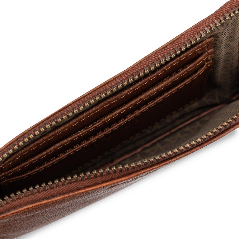 Футляр для ключей Dr.Koffer 9*14см, коричневый (коньяк)