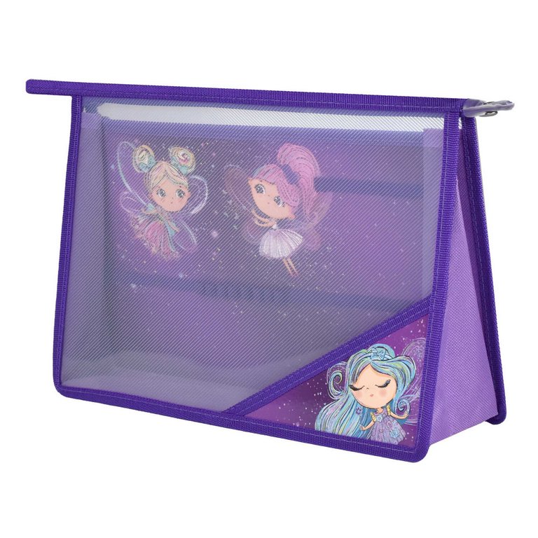 Папка для труда (А4) "ФЕЕЧКИ" молния, внутренний разделитель с держателями