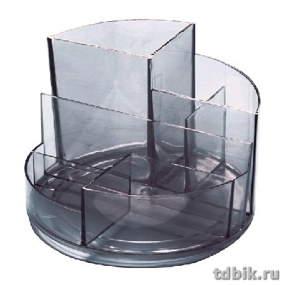 Подставка наст д/канц. принадлеж. Стамм "Профи" 7 отд. серая тониров.