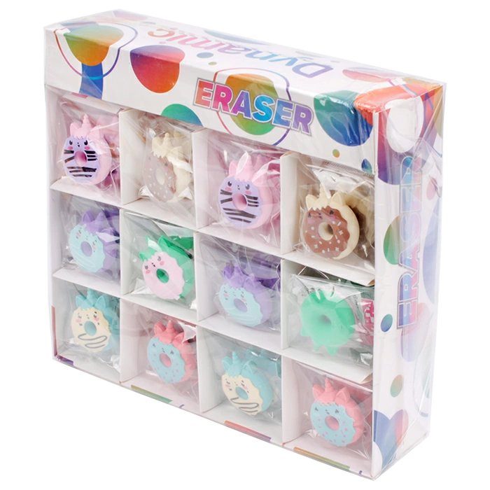 Ластик "Пончик-единорог" 4см (ассорти)