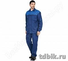 Спецодежда Костюм "Грета-2" р-р 48-50/170-176,цвет т.синий-василек