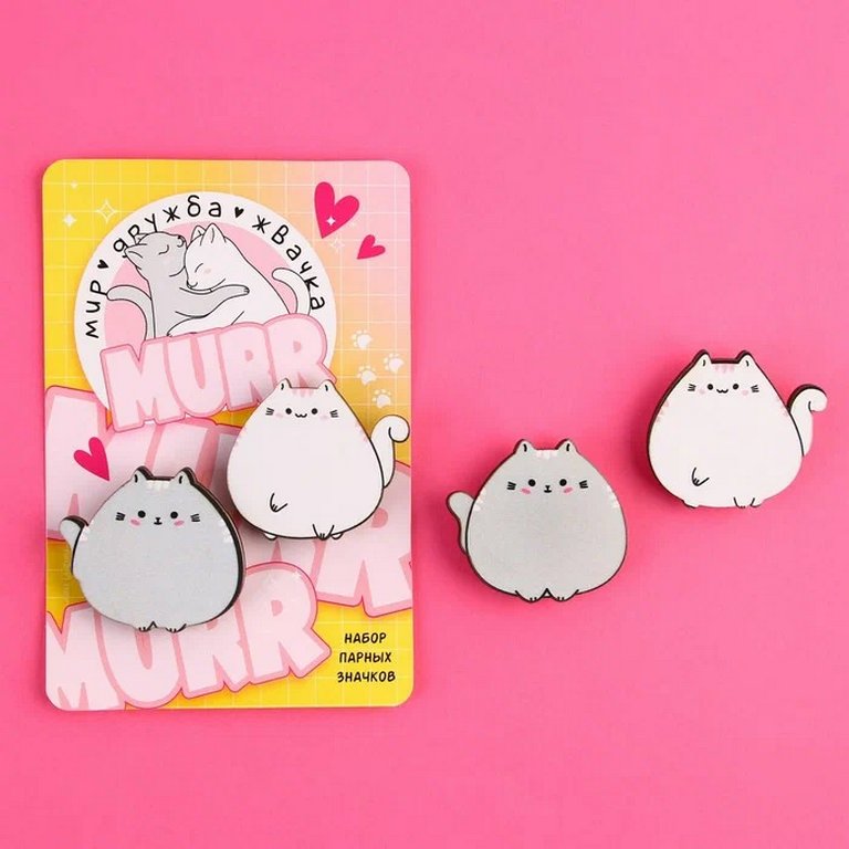 Значок дерево "Мир Дружба Жвачка" 2шт/уп