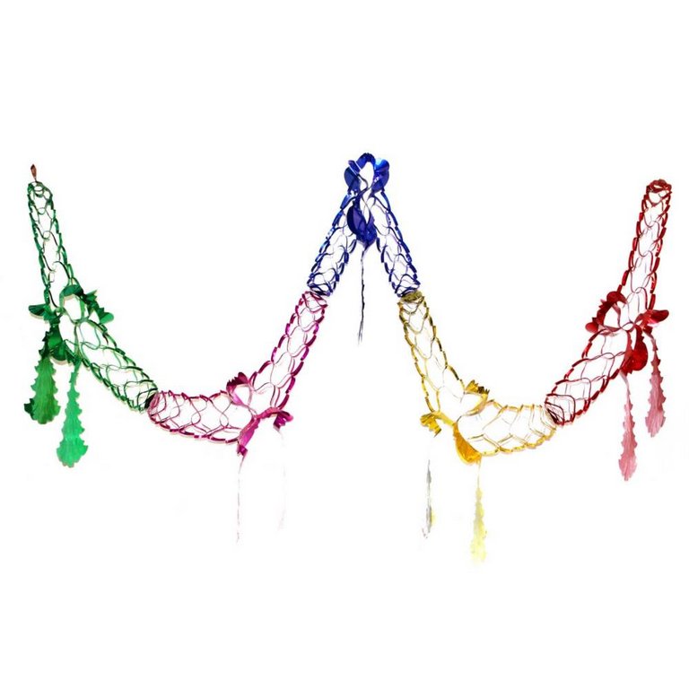 Гирлянда-растяжка "Ёлочка" 12*200см фольга