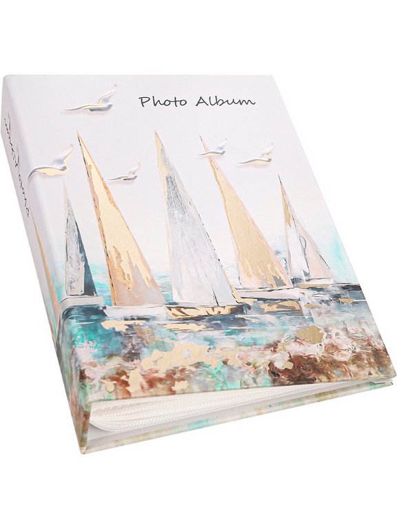 Фотоальбом  40 фото 10*15см твердая обложка "Морские паруса"