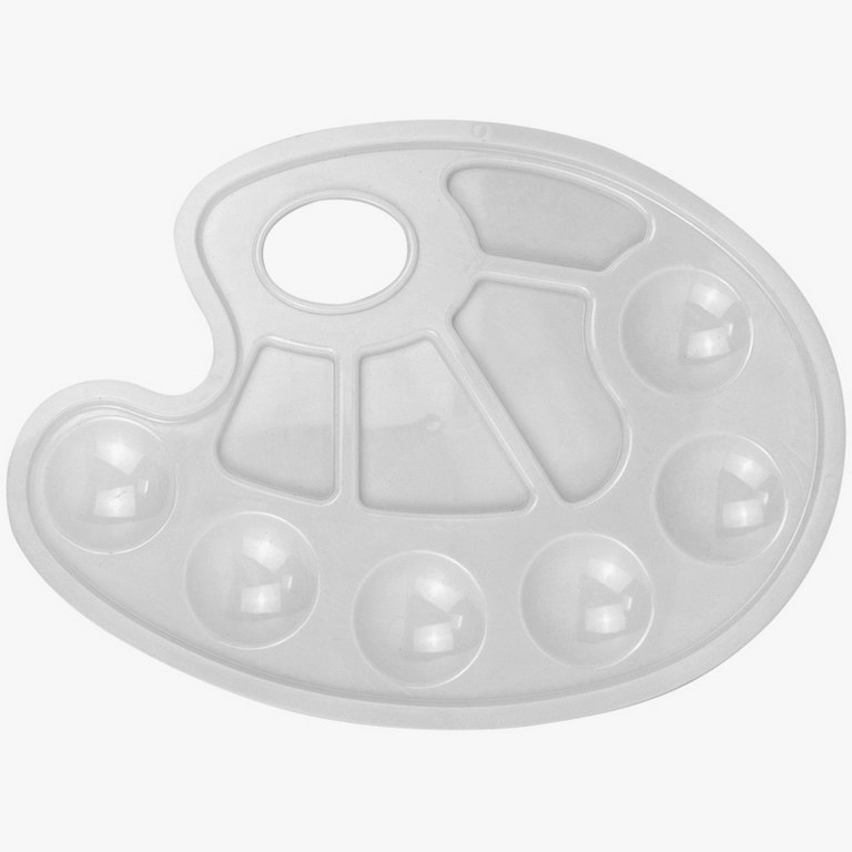 Палитра пластик. овальная ГАММА