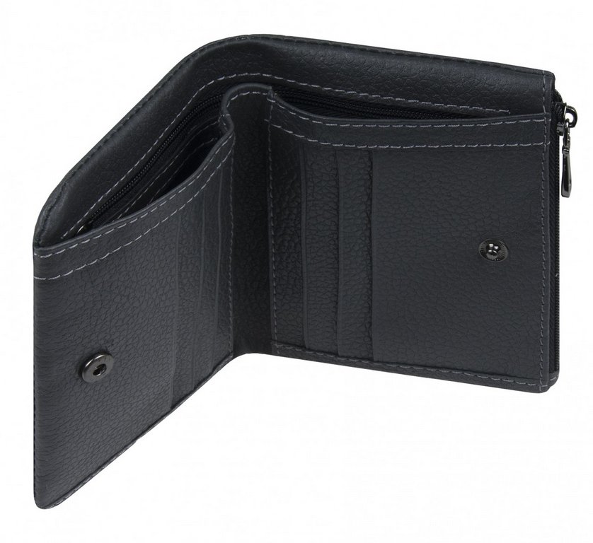 Портмоне Franchesco Mariscotti нат. кожа, черный