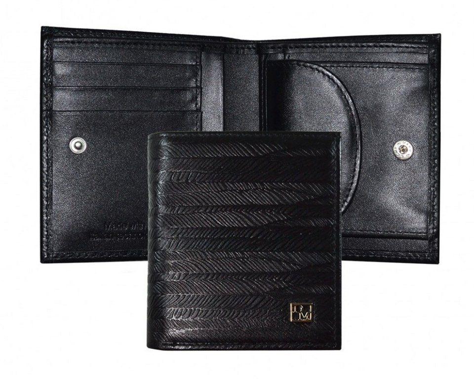 Портмоне D.Morelli "Кредо" нат.кожа, черный