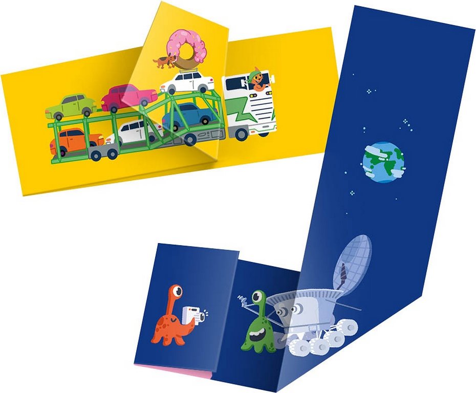 Игра развивающая Логика Сгибалки 4-5лет "Транспорт" БАНДА умников